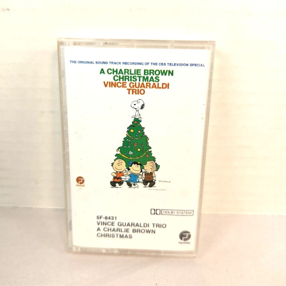 Vince Guaraldi A Charlie Brown Christmas Cassette Tape 1988 Reissue Tested